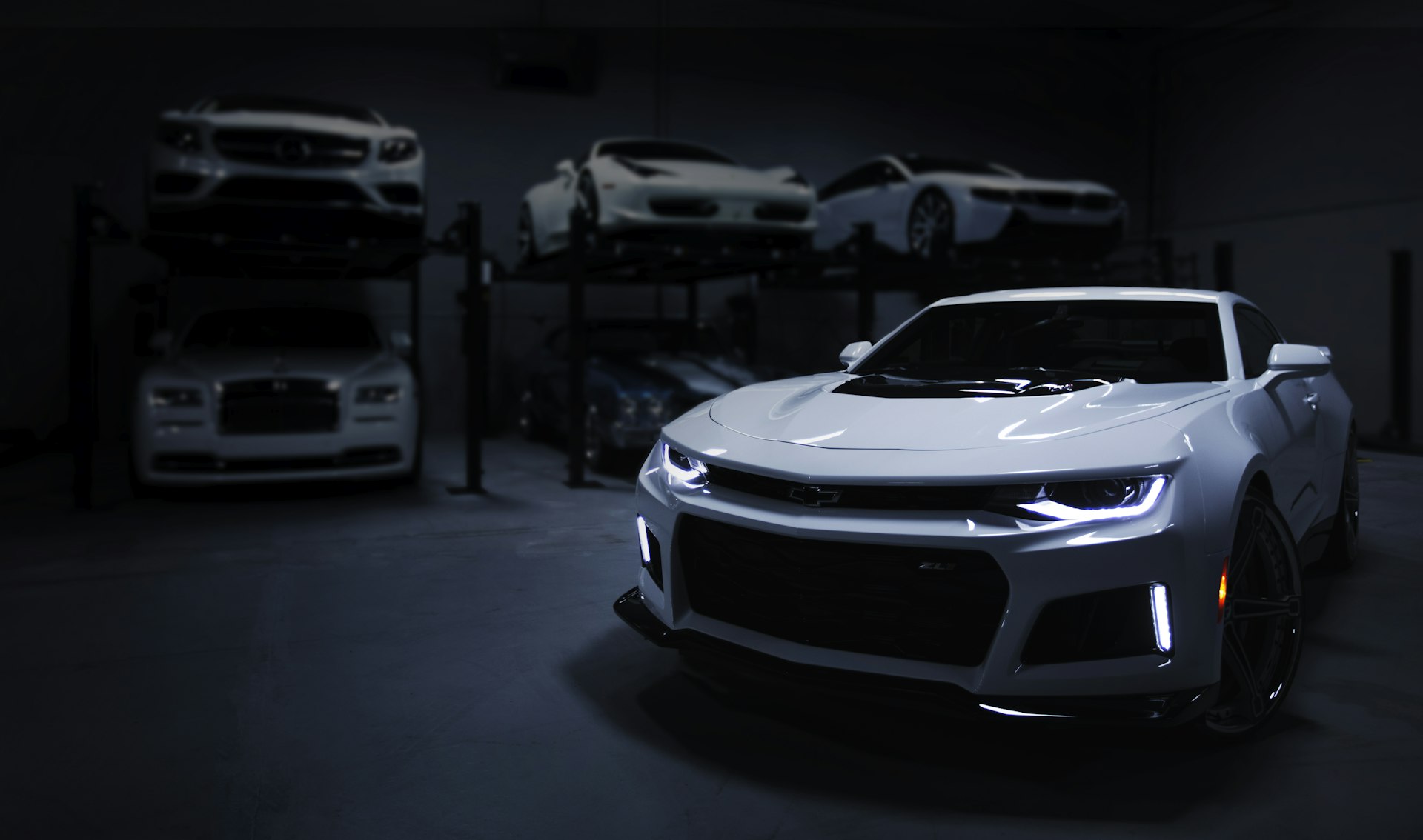 Premium vehicles inside the Granville Auto Mechanic service centre