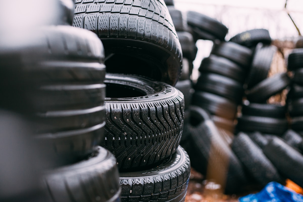 Quality tyres ready for fitting and wheel alignment