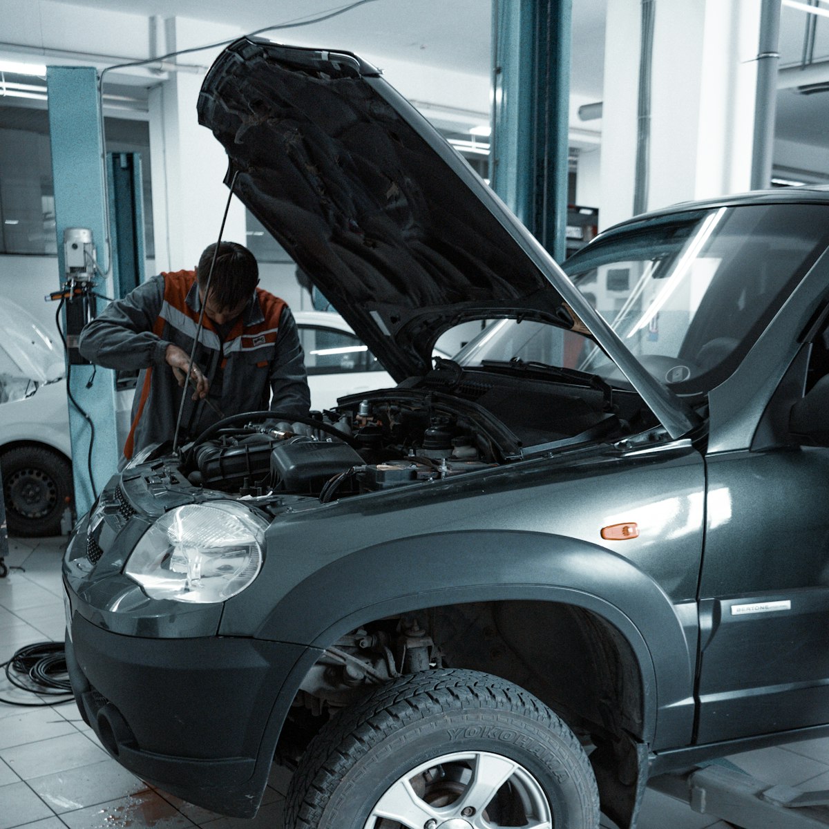 General car servicing in the Granville workshop